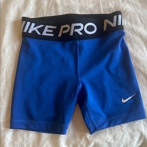 Nike Pro Royal Blue 4” Shorts